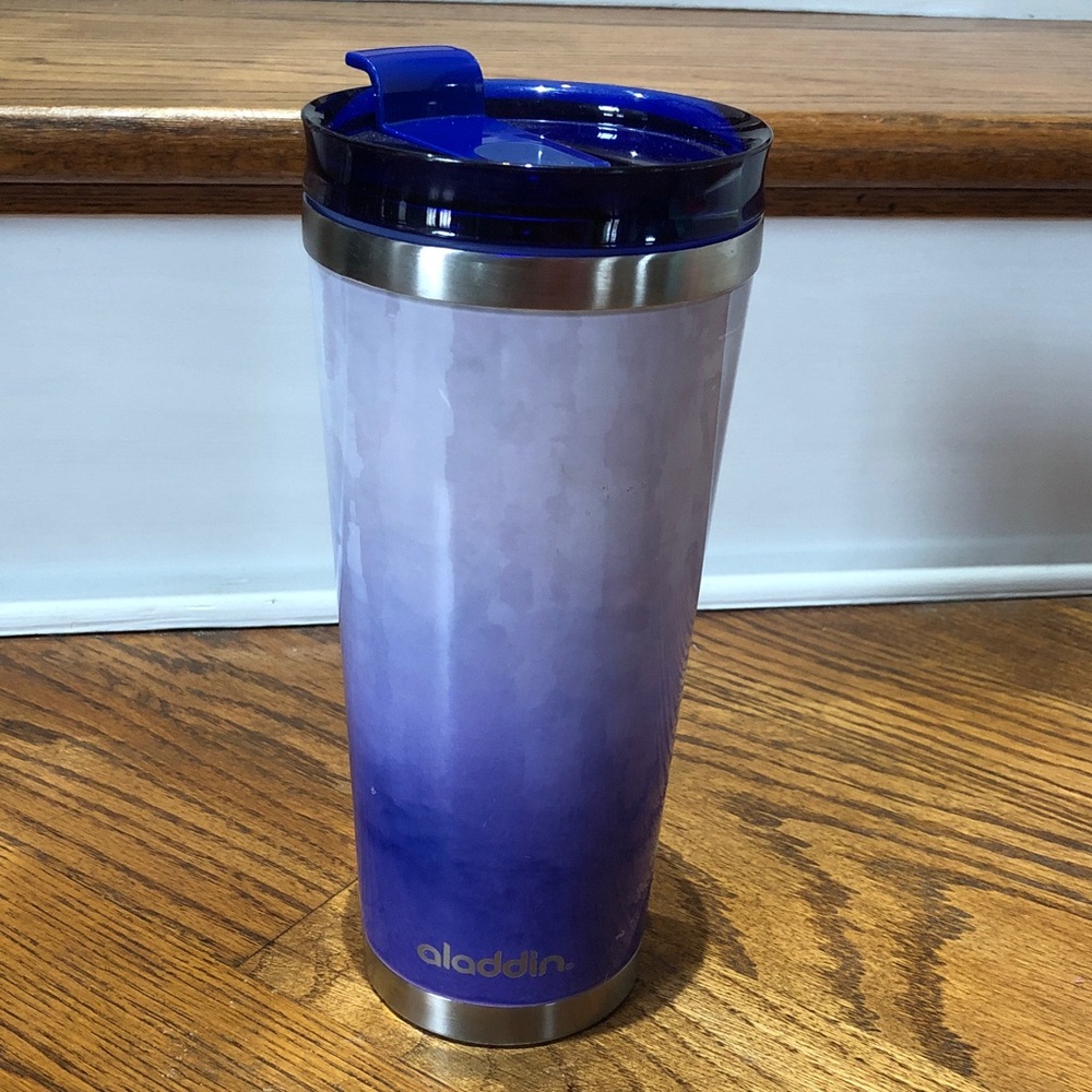 Aladdin Stainless Steel Vacuum Insulated Travel Mug Tumbler Slide Lid 30 OZ
